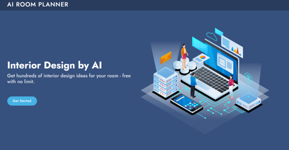 AI Room Planner Home Page